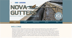 Desktop Screenshot of novagutters.com