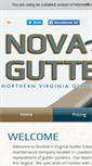 Mobile Screenshot of novagutters.com