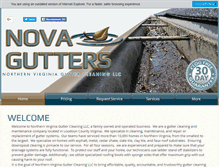 Tablet Screenshot of novagutters.com